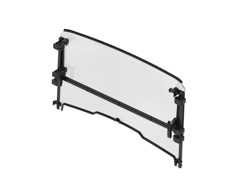 BM23373- Full No-Scratch Flip-Open Windshield - Greenway